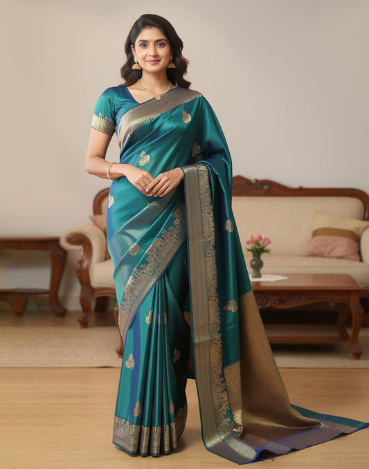 Manohari Kanchipuram bridal Silk Saree
