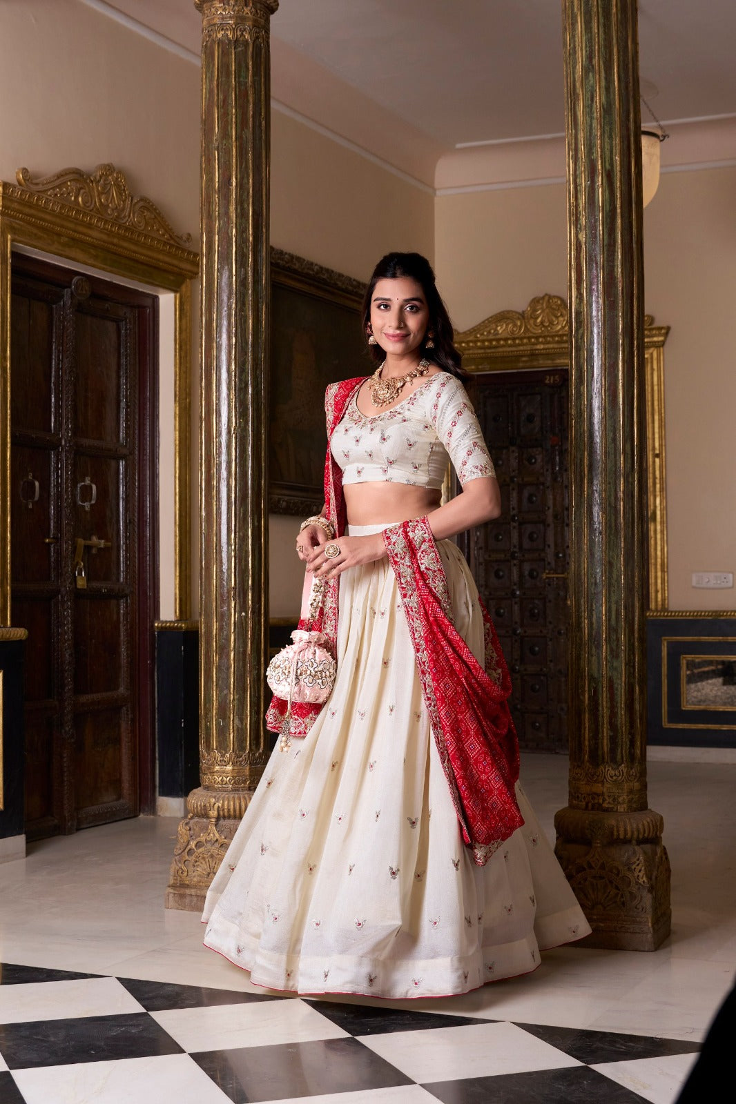 Vichitra Silk Lehenga