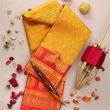Soft Lichi Silk Saree with Rich Pallu & All-Over Jacquard Work