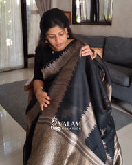 Black Cocktail Saree