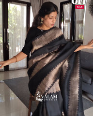 Black Cocktail Saree