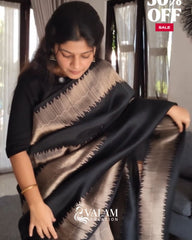 Black Cocktail Saree