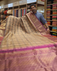 Burberry Checks Kanchipuram Saree