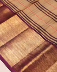 Burberry Checks Kanchipuram Saree
