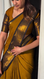 Golden Earth Silk Saree