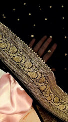 Golden Bloom Banarasi Silk Saree