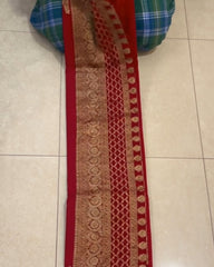 Deep Red Silk Saree