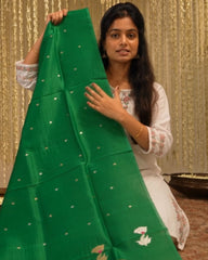 Emerald Weave Zari Suit Set