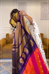 Indra-Neelam Silk Saree