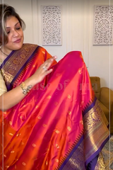 Indra-Neelam Silk Saree