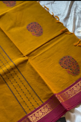 Mustard Monarch Saree