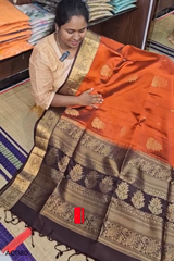 Kanchipuram Dusk Saree