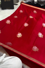 Red-Ruby Bloom Saree