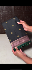Black Pattu Saree