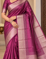 Kanchi Blush Silk Saree