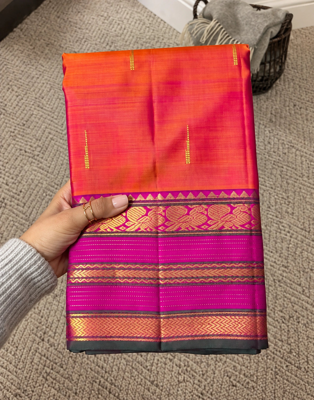 Malli Butta Silk Saree