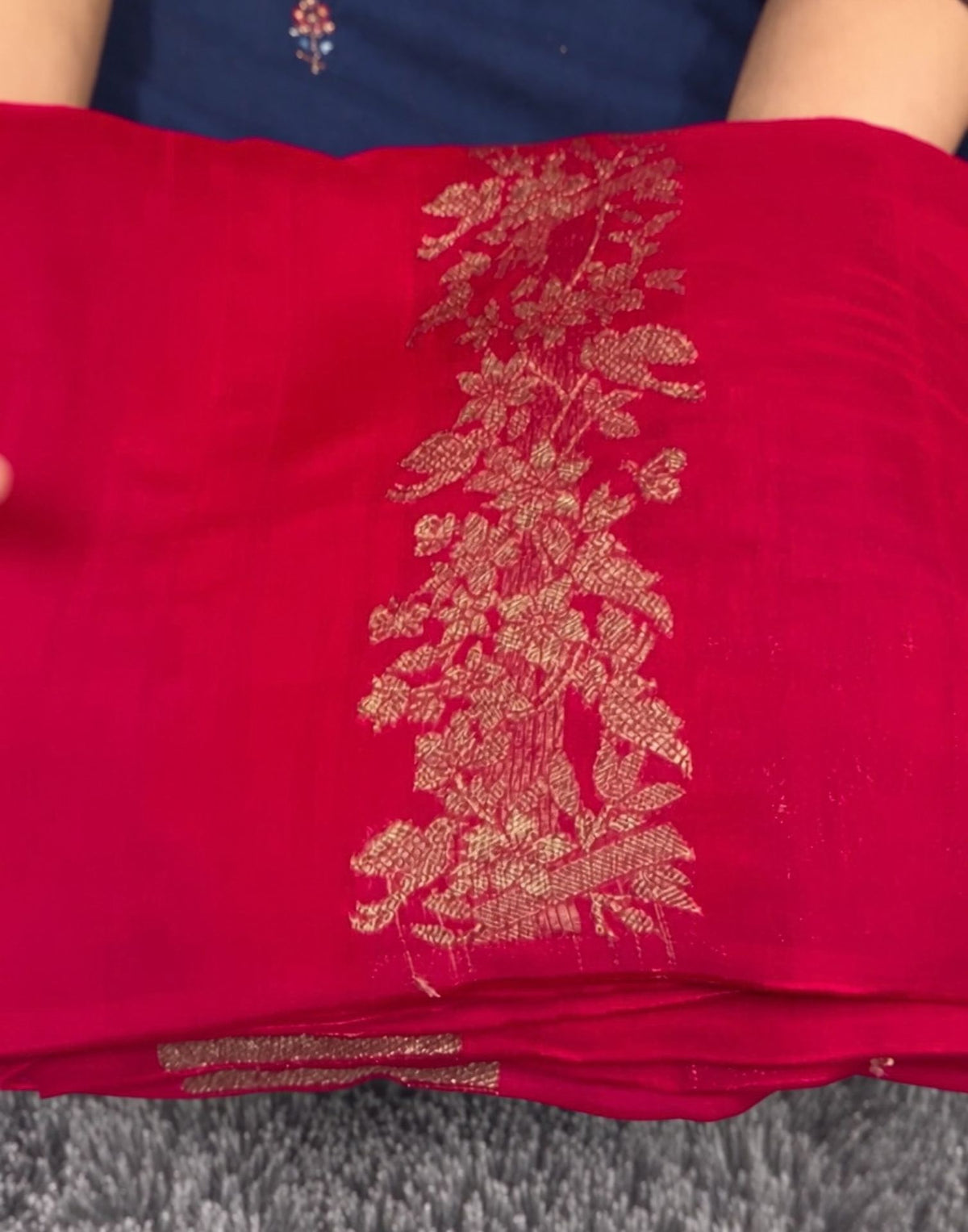 Matka Tussar Silk Saree