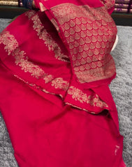 Matka Tussar Silk Saree