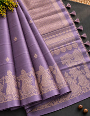 Mauve Silk Saree