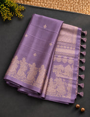 Mauve Silk Saree