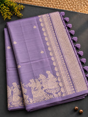 Mauve Silk Saree