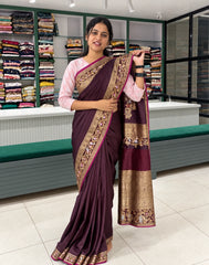 Mazhori Tanjore Silk Saree