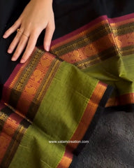 Mehendi Malar Silk Saree