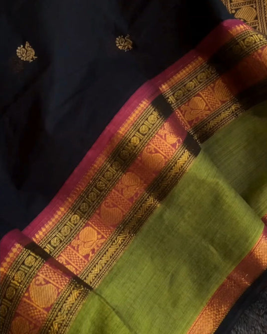 Mehendi Malar Silk Saree