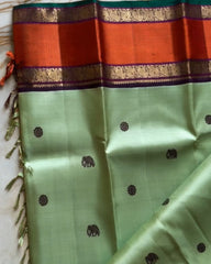 Multi Shades Silk Saree