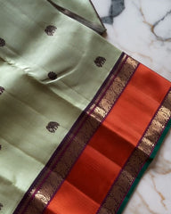 Multi Shades Silk Saree