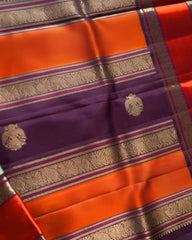 Multi Shades Silk Saree