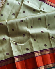 Multi Shades Silk Saree
