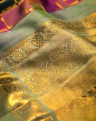 Multi Chex Silk Saree