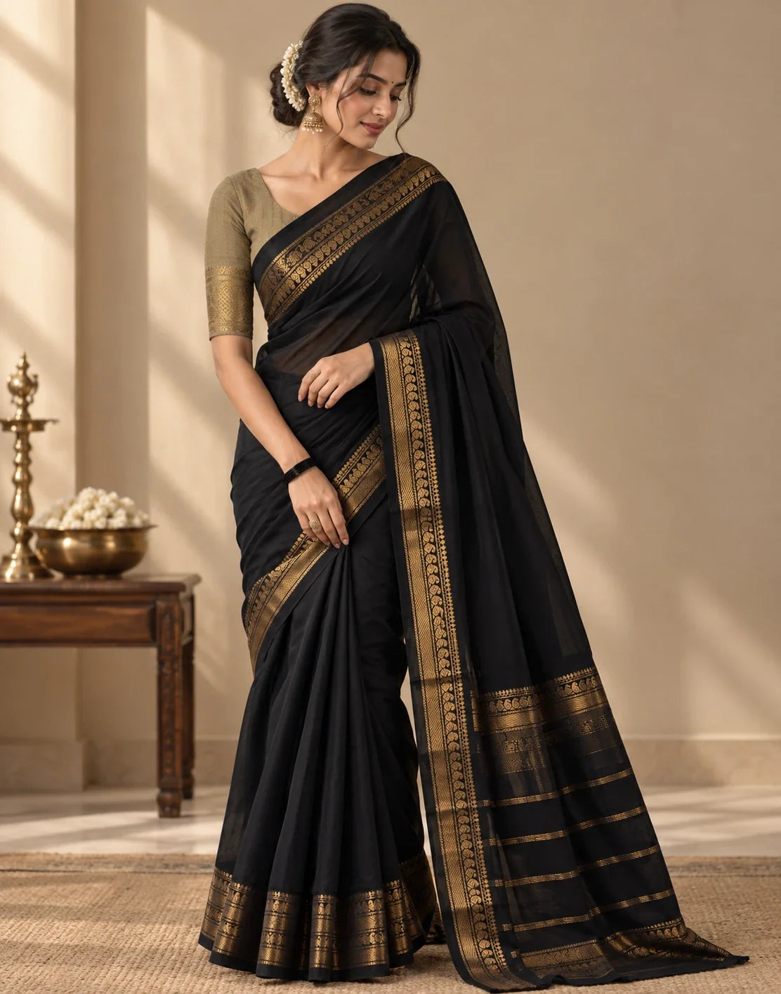 Plain Sungudy Sarees