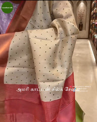 Polka Cotton Silk Saree