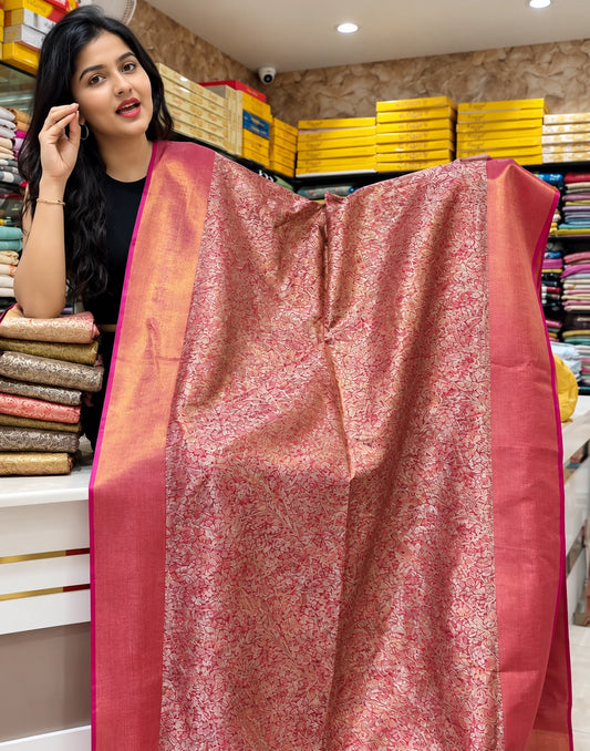 Ponmira Tissue Kanjivaram Silk Saree