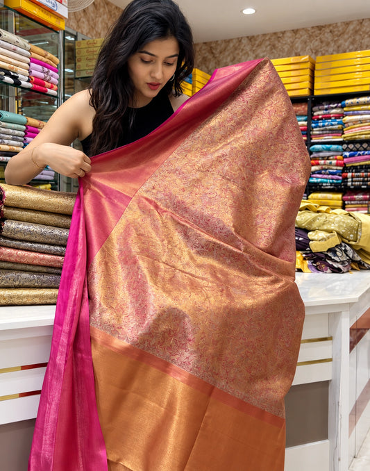Ponmira Tissue Kanjivaram Silk Saree