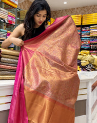 Ponmira Tissue Kanjivaram Silk Saree