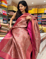 Ponmira Tissue Kanjivaram Silk Saree