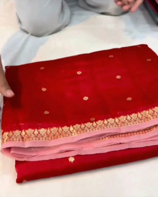 Red Silk Saree