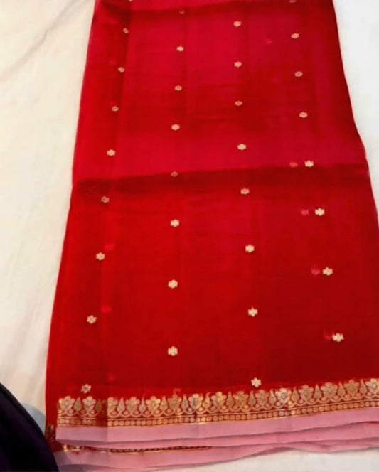 Red Silk Saree