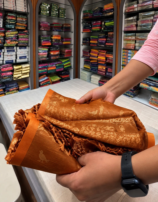 Vira Amber Silk Saree