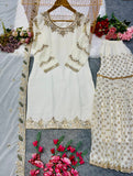 NEW ĐĚSIGNER PARTY WEAR TOP AND SHARARA
