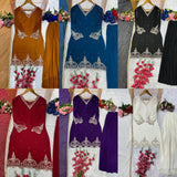 Heavy Fox Georgette Embroidered Suit Set with Dupatta