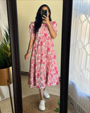 Soft Cotton Printed Kurti | Maternity Friendly & Lightweight