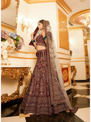 Luxurious Bridal Special Lycra Velvet Lehenga Choli With Double Dupatta