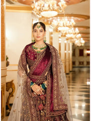 Luxurious Bridal Special Lycra Velvet Lehenga Choli With Double Dupatta