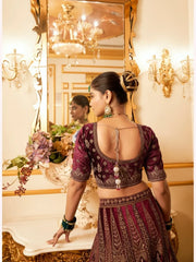 Luxurious Bridal Special Lycra Velvet Lehenga Choli With Double Dupatta