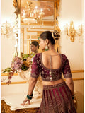 Luxurious Bridal Special Lycra Velvet Lehenga Choli With Double Dupatta