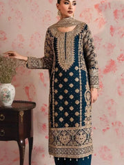 Perfect Teal Blue Color Readymade Suits With Thread And Sequin Work At Manufacturer Rate